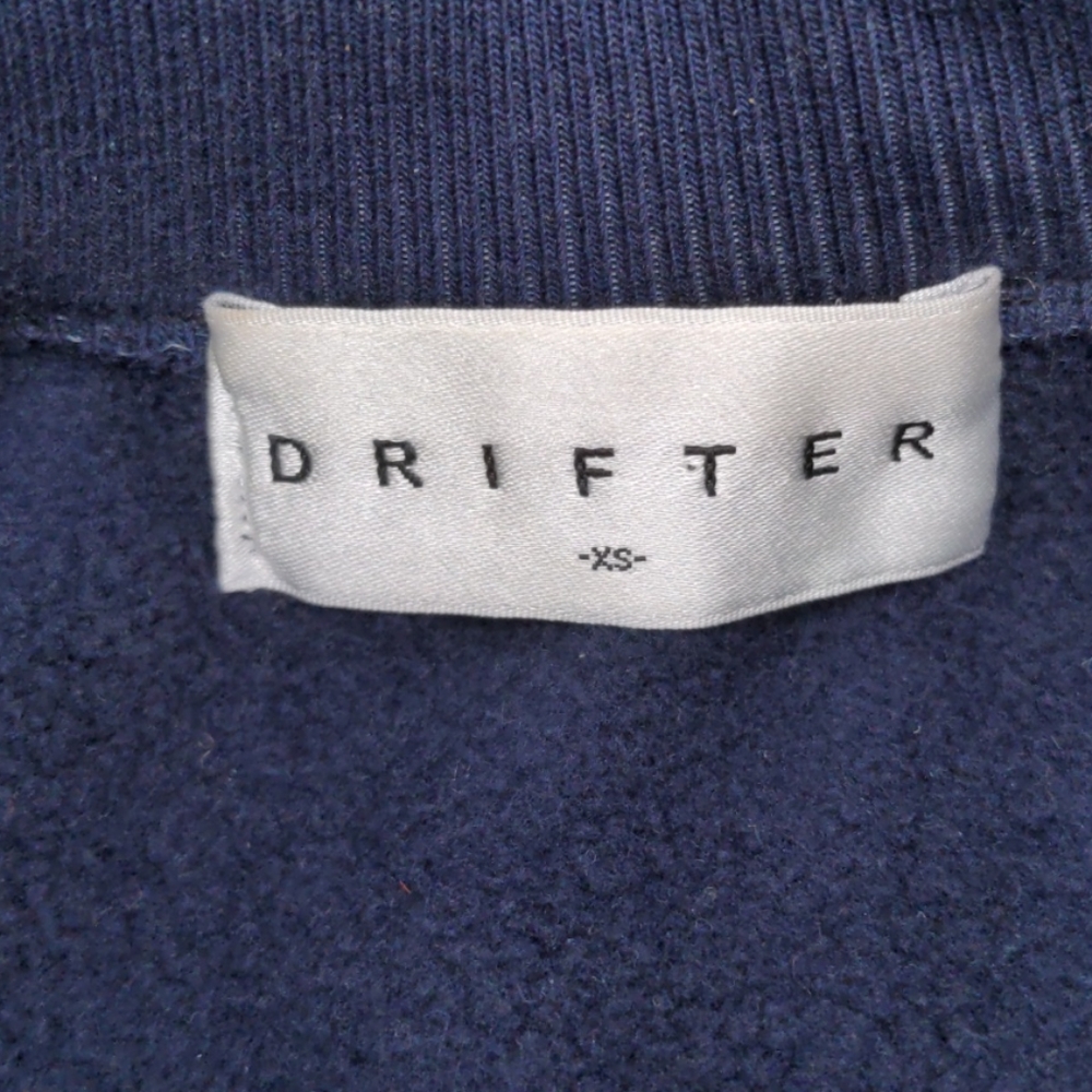 LAST CHANCE! Drifter Ribbed Mock Neck Sweatshirt Navy - Picture 3 of 5